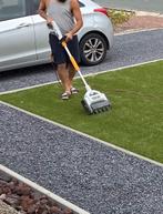 Terrasborstelmachien kunstgrasborstelmachien, Ophalen, Nieuw, Kunstgras