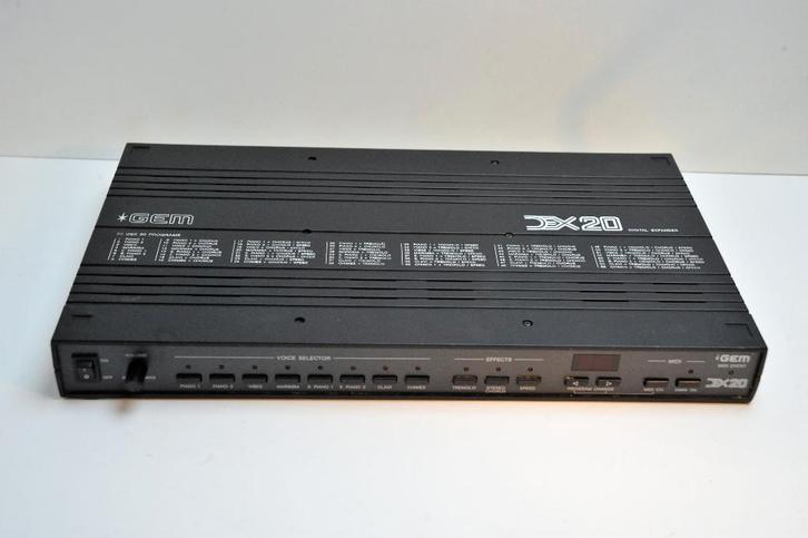 Synthetiseur GEM DEX20, Musique & Instruments, Synthétiseurs, Utilisé, Autres marques, Avec connexion MIDI, Enlèvement ou Envoi