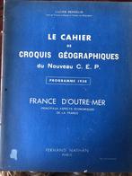 Le Cahier De Croquis Geographiques Du Nouveau Cep, Bergelin,, Enlèvement ou Envoi