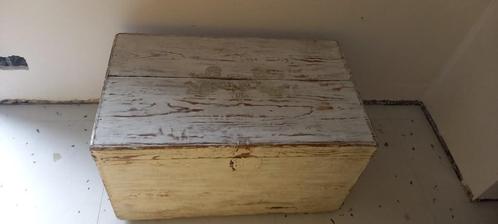 Houten kist, Huis en Inrichting, Woonaccessoires | Kisten, Gebruikt, Minder dan 50 cm, Minder dan 50 cm, 50 tot 100 cm, Overige houtsoorten