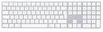 Apple Magic Toetsenboard AZERTY met numeriek keypad, Computers en Software, Toetsenborden, Gebruikt, Azerty, Ophalen of Verzenden