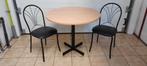 Ronde tafel + 2 stoelen, Ophalen, Rond, Zo goed als nieuw, Vier personen