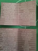 Subbuteo teamlabels voor scorebord jaren '90 + 2 DVD, Verzamelen, Gebruikt, Ophalen of Verzenden