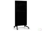 Legamaster mobiel glasbord 90x175cm zwart, Ophalen, Zo goed als nieuw, Whiteboard