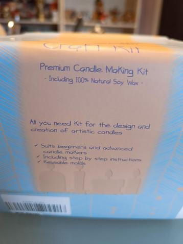 craft kit zelf kaarsen maken