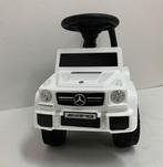 Mercedes G63 AMG loopauto Wit met USB en AUX input NIEUW, Kinderen en Baby's, Ophalen of Verzenden, Nieuw, Auto, Met geluid