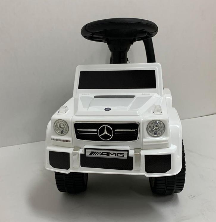 Mercedes G63 AMG loopauto Wit met USB en AUX input NIEUW, Kinderen en Baby's, Speelgoed | Babyspeelgoed, Nieuw, Auto, Met geluid