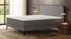 BOXSPRING - EMMA - SIGNATURE BOXSPRING PLUS - NIEUW, Maison & Meubles, Chambre à coucher | Lits, Neuf, Autres dimensions, Gris