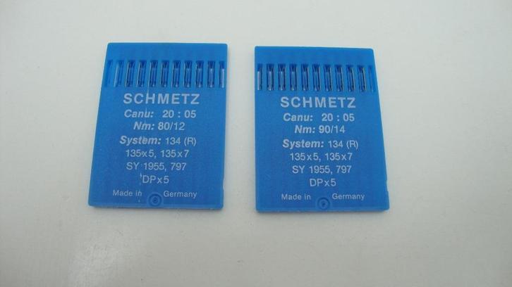 Lot de 2 boites d'aiguilles à talon rond (80 et 90), Hobby & Loisirs créatifs, Couture & Fournitures, Neuf, Fil ou Aiguille(s)