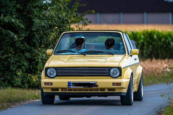 Zeldzame Golf 1 cabrio young line, Auto's, Volkswagen, Particulier, Golf, Benzine, Cabriolet, 3 deurs, Handgeschakeld, Overige kleuren