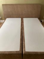 Boxspring, Huis en Inrichting, Ophalen, Bruin, Tweepersoons, Zo goed als nieuw