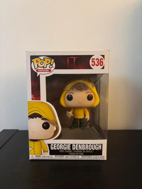 FunFunko Pop! Movies - Georgie Denbrough #536 (film Ça / IT), Verzamelen, Poppetjes en Figuurtjes, Zo goed als nieuw, Ophalen of Verzenden