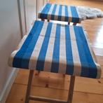 Strandstoeljes opklapbaar, Tuin en Terras, Tuinstoelen, Ophalen, Gebruikt, Hout, Inklapbaar