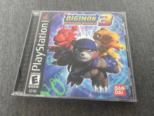 Digimon World 3 NTSC voor de PS1 / Playstation 1, Games en Spelcomputers, Games | Sony PlayStation 1, Ophalen of Verzenden