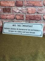 Plaque émaillée industriel, Antiquités & Art, Enlèvement ou Envoi