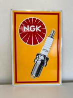NGK Bougies reclamebord, Verzamelen, Merken en Reclamevoorwerpen, Ophalen of Verzenden, Gebruikt, Reclamebord