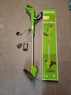 Debrouissaileuse greenworks, Tuin en Terras, Bosmaaiers, Ophalen, Zo goed als nieuw, Accu