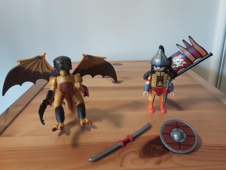 PLaymobil samoerai en steendraak, Kinderen en Baby's, Speelgoed | Playmobil, Zo goed als nieuw, Complete set, Ophalen of Verzenden