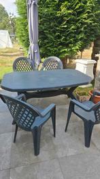 Tuintafel met stoelen, Tuin en Terras, Tuinsets en Loungesets, Ophalen, Zo goed als nieuw, Tuinset