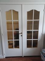 dubbele binnendeur, Doe-het-zelf en Bouw, Gebruikt, Glas, 120 cm of meer, Ophalen