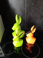 Decoratie beeldjes konijntjes J-line te koop, Ophalen