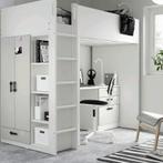 Bed hoogslaper + matras 6 maanden oud. 2x, Maison & Meubles, Chambre à coucher | Lits superposés & Lits mezzanines, Enlèvement