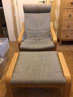 Fauteuil met voetenbank | Ikea, Huis en Inrichting, Fauteuils, Ophalen, Gebruikt