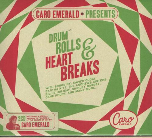 1286 - CARO EMERALD PRESENTS DRUM ROLLS & HEART BREAK - 2CDS, Cd's en Dvd's, Cd's | Jazz en Blues, Zo goed als nieuw, Jazz, Verzenden