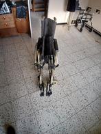 fauteuil roulant pliant avec freins, Pliant