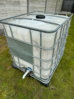 ibc container op plastiek pallet ,gebruikt voor regenwater, Bricolage & Construction, Enlèvement