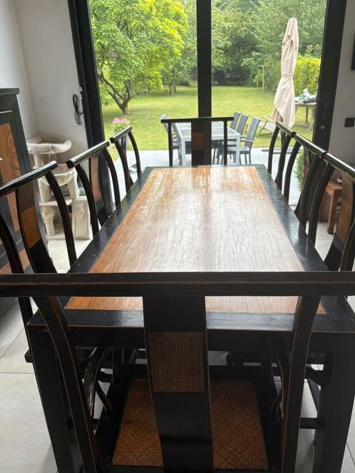 Ensemble  unique salle à manger chinoise, Huis en Inrichting, Complete eetkamers, Gebruikt, Ophalen
