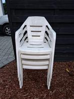 Gratis 4 tuinstoelen, Tuin en Terras, Tuinstoelen, Ophalen, Gebruikt, Kunststof