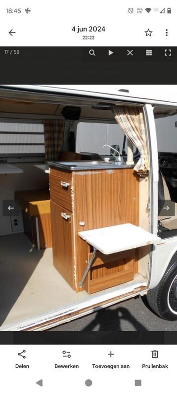 Gezocht Westfalia campmobile kastje!  beschikbaar voor biedingen