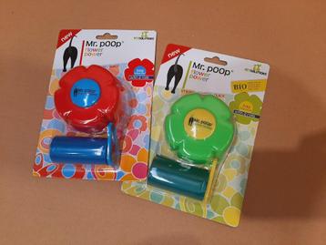 Lot hondenpoep houder + zakjes beschikbaar voor biedingen