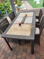 Tuinmeubelset, Tuin en Terras, Tuinsets en Loungesets, Ophalen, Gebruikt, Eettafel, 6 zitplaatsen