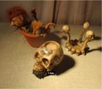 3 Speciale Griezelige Voorwerpen / FIguren / Beelden, Antiek en Kunst, Curiosa en Brocante, Ophalen of Verzenden