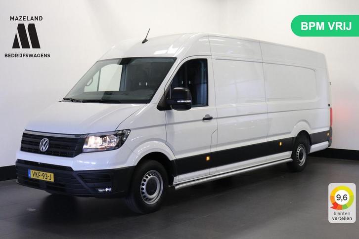 Volkswagen Crafter 2.0 TDI 140PK L5H3 Automaat EURO 6 - Airc, Auto's, Bestelwagens en Lichte vracht, Bedrijf, ABS, Airconditioning