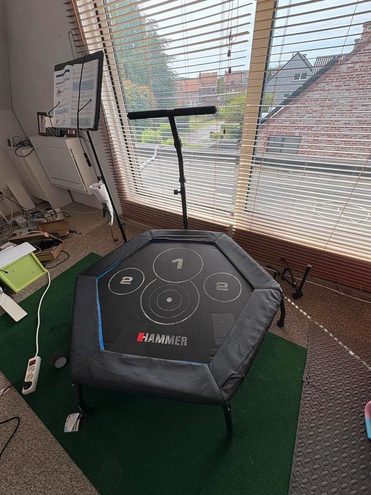 Fitness trampoline merk Hammer, Sport en Fitness, Fitnessmaterialen, Zo goed als nieuw, Overige typen, Ophalen