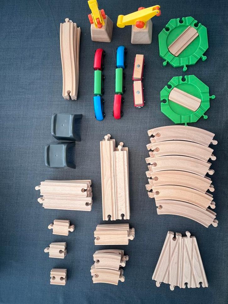 Ikea Lillabo trein set (+extra lidl figuren en voertuigen), Kinderen en Baby's, Speelgoed | Thomas de Trein, Gebruikt, Ophalen of Verzenden