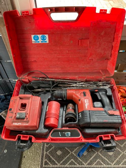 HILTI TE 6-A Klop/boormachine in goede staat met div boren.., Doe-het-zelf en Bouw, Gereedschap | Boormachines, Zo goed als nieuw
