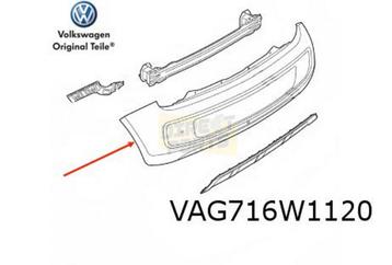 Volkswagen Up! (8/16-) Achterbumper (bij camera) (+/- PDC) ( beschikbaar voor biedingen