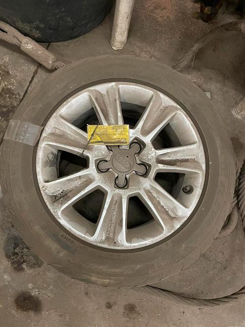 Band en velg Audi A1, Auto-onderdelen, Banden en Velgen, Banden en Velgen, Zomerbanden, 15 inch, 205 mm, Personenwagen, Gebruikt
