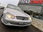 Mercedes CLK 200 Compressor Elegance CABRIOLET LEDER ELECT G, Auto's, Mercedes-Benz, Automaat, 4 zetels, Zwart, 4 cilinders