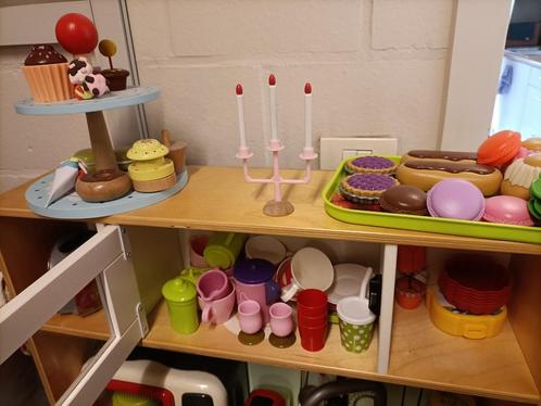 Speelkeuken met massa toebehoren!, Kinderen en Baby's, Speelgoed | Speelkeukens, Zo goed als nieuw, Speelkeuken, Hout, Ophalen