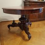 Beau guéridon d’époque Louis Philippe en acajou, Antiek en Kunst, Antiek | Meubels | Tafels, Ophalen