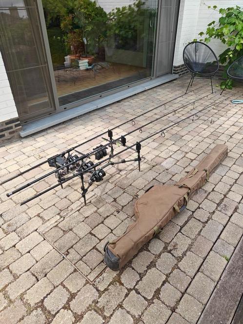 Karperset, Watersport en Boten, Hengelsport | Karpervissen, Gebruikt, Complete set, Ophalen of Verzenden