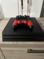 Sony Playstation 4 Pro 1TB, Games en Spelcomputers, Spelcomputers | Sony PlayStation 4, Gebruikt, Met 2 controllers, Ophalen of Verzenden