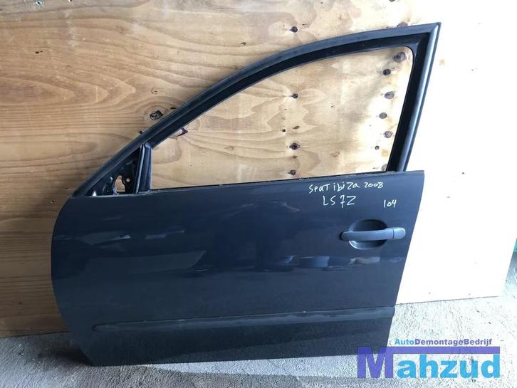 SEAT IBIZA 3 6L1 Grijs LS7Z Links linker voor deur portier, Auto-onderdelen, Carrosserie, Deur, Seat, Voor, Links, Gebruikt