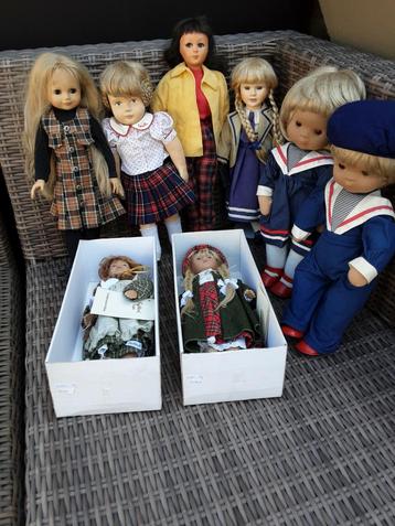 Collectie decoratie poppen ! Jaren 80  beschikbaar voor biedingen