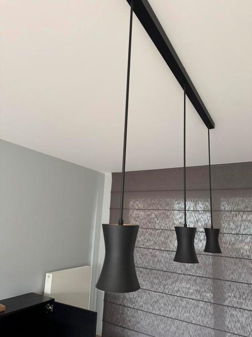 2 PSM lighting Clara pendels zwart, Huis en Inrichting, Lampen | Hanglampen, Nieuw, 75 cm of meer, Metaal, Ophalen